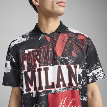 Jersey Puma AC Milan Retro ftblNRGY+ Graphic T-Shirt Sort | 779336_01, 5