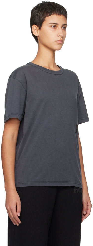T-shirt Alexander Wang Puff Logo T-Shirt Hvid | 4CC3221357, 4