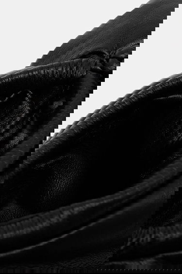 Håndtaske Nanushka Nanushka Jen Drawstring Leather Bag Sort | NW25SSBG04899, 4