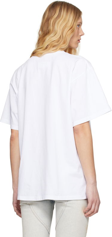 T-shirt Maison Margiela MM6 Maison Margiela Basic Jersey T-Shirt Hvid | S62GD0202 M20115, 2