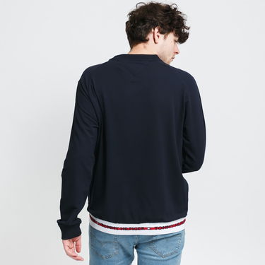 Sweatshirt Tommy Hilfiger HWK LongSleeve Track Top Mørkeblå | UM0UM01928DW5, 3