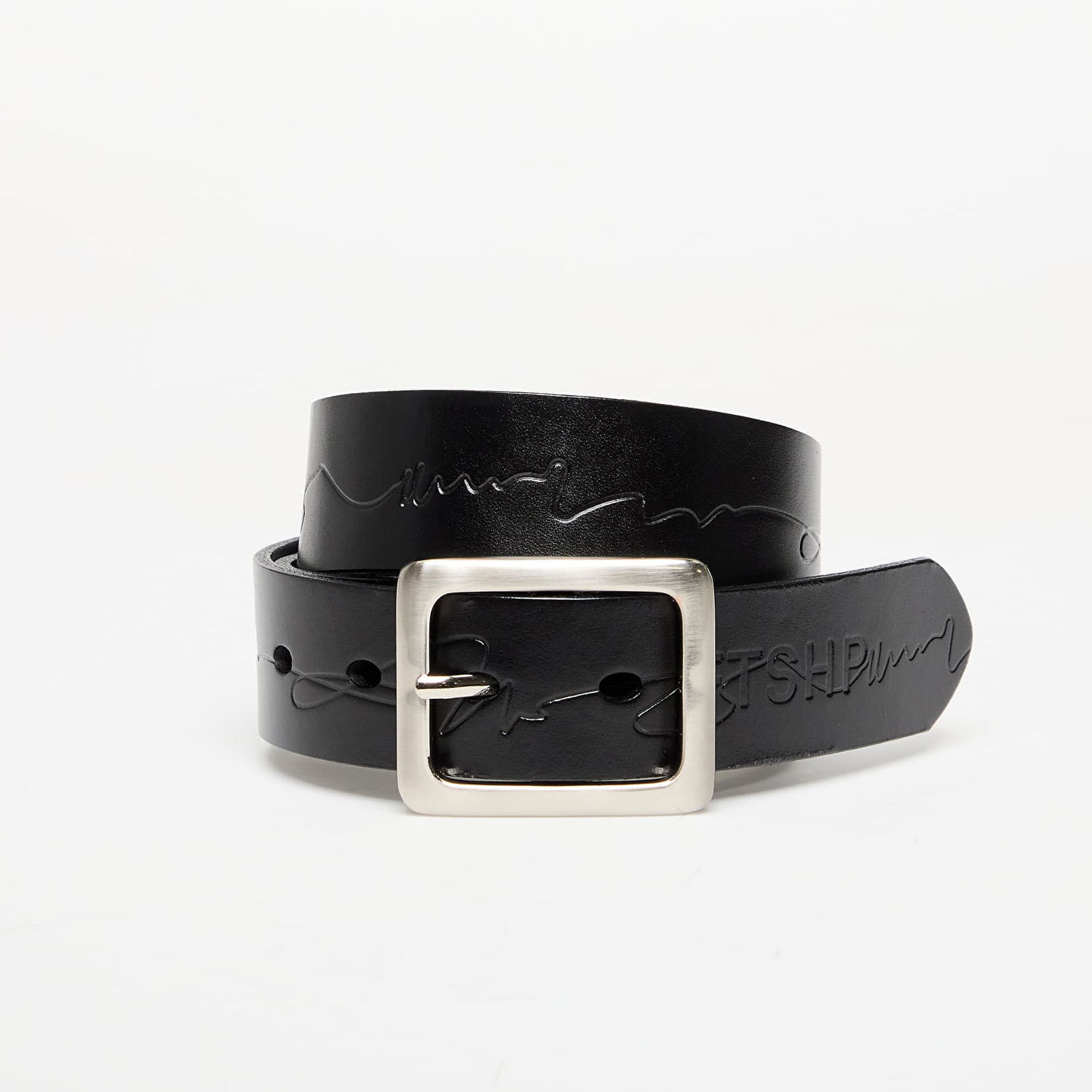 Bælter Footshop FTSHP Leather Belt Sort | FTSHP_487, 0