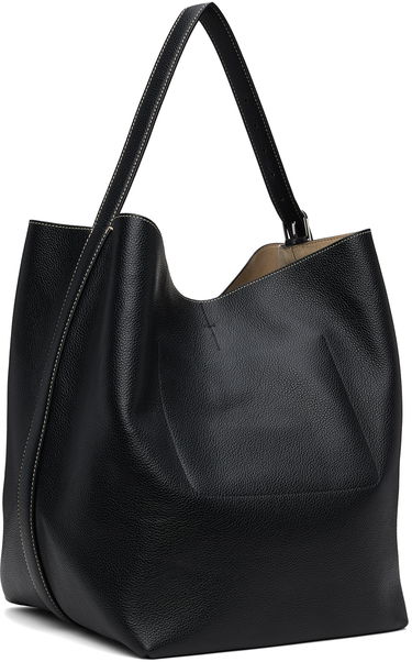 Håndtaske TOTEME TOTEME Belted Tote Bag Sort | 234-WAL853-LE0030, 2