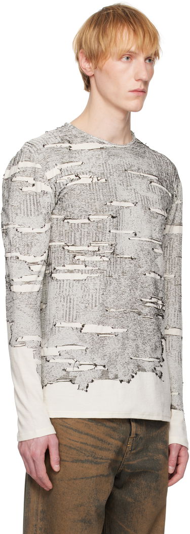 T-shirt Diesel Diesel K-Cadmo Long Sleeve T-Shirt Hvid | A18119-0AFBV-129, 1