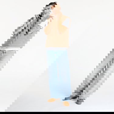 Vest Urban Classics Basic Teddy Puffer Vest Beige | TB7939-01279, 4