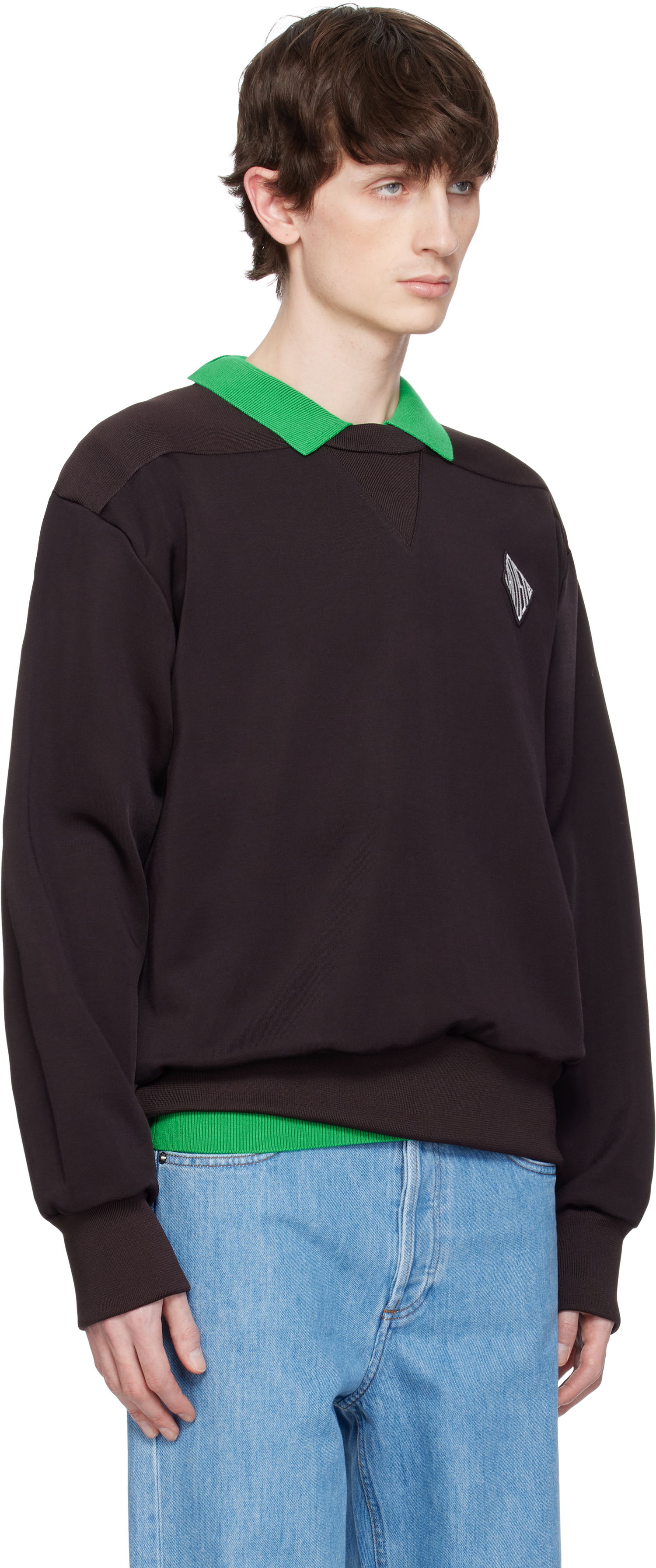 Sweater Lacoste Lacoste Runway Badge Sweatshirt Brun | SH6761, 1