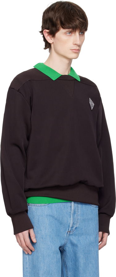 Sweater Lacoste Lacoste Runway Badge Sweatshirt Brun | SH6761, 1
