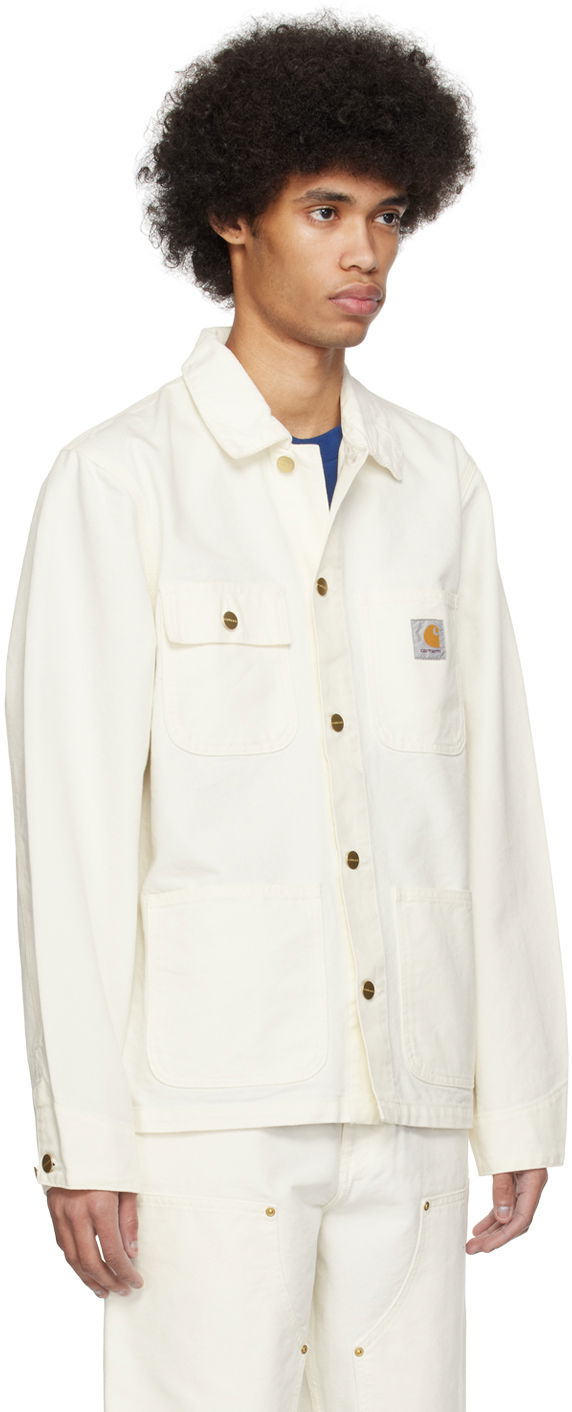 Jakke Carhartt WIP Work Jacket Hvid | I031519, 1