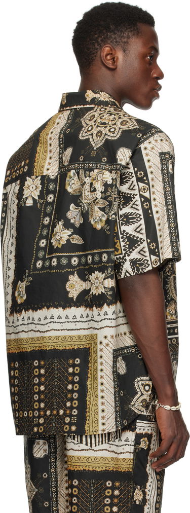 Skjorte ISABEL MARANT Isabel Marant Garlonn Patchwork Print Shirt Sort | 25PCH0216HA-C1I09H, 2