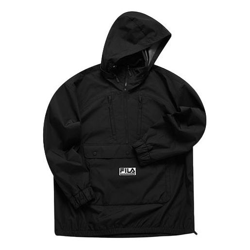 Vindjakke FILA Fusion x White Mountaineering Half Zipper Pullover Jacket Sort | T11M117705F-BK