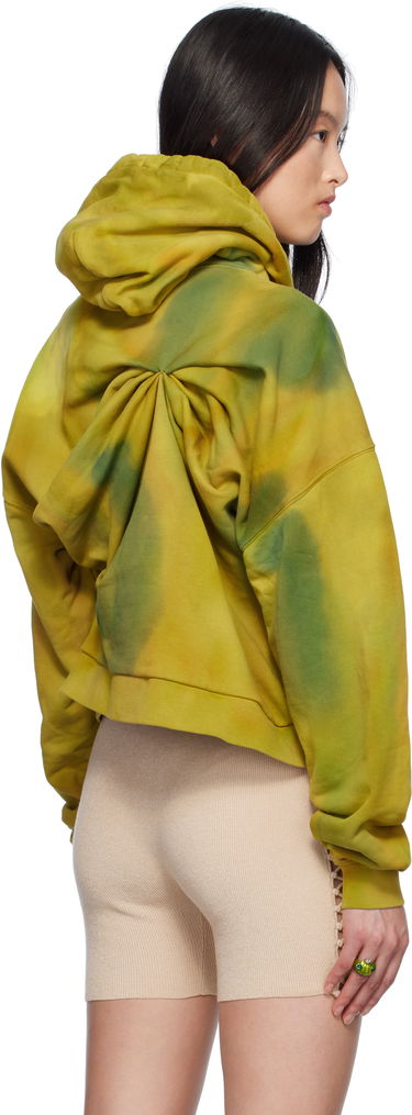 Sweatshirt Collina Strada Collina Strada Draped Hoodie Grøn | XX8014, 2