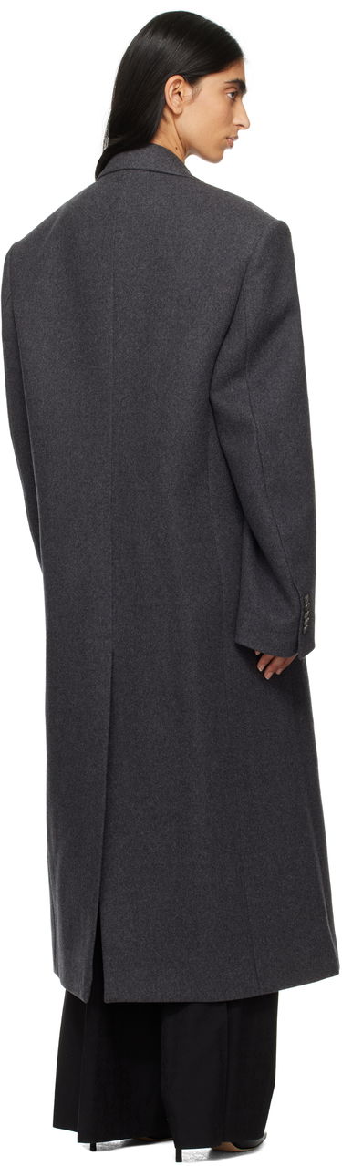 Frakker WARDROBE.NYC Single Breasted Long Coat Grå | W4002F24WO, 2