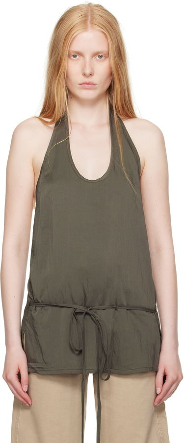 Tanktop LEMAIRE Lemaire Apron Halter Top Grøn | TO1387 LF1388, 0