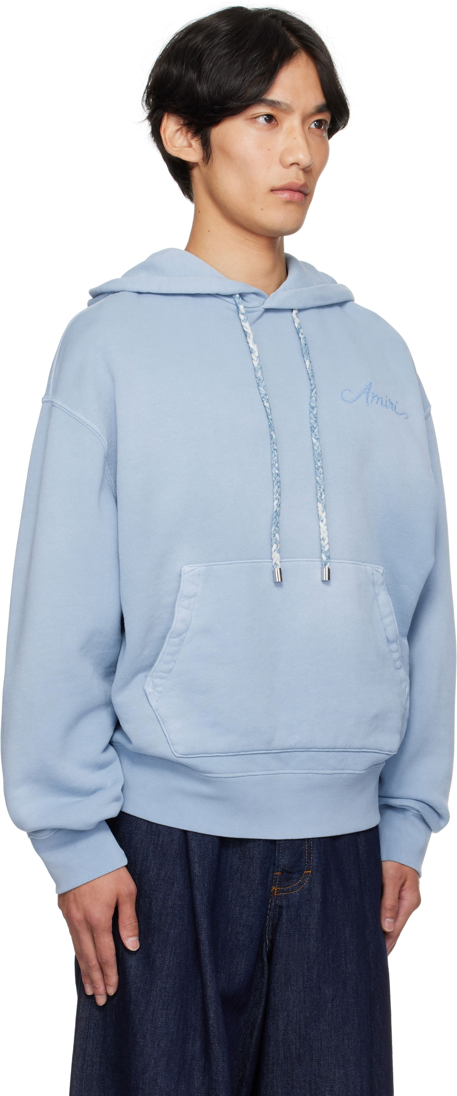 Sweatshirt AMIRI Amiri Bandana Oversized Hoodie Blå | AMJYHD1117, 1