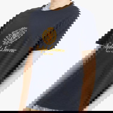 T-shirt Polo by Ralph Lauren Ralph Lauren Crest Logo T-Shirt, Size Large Mørkeblå | 710978032-NVY, 5