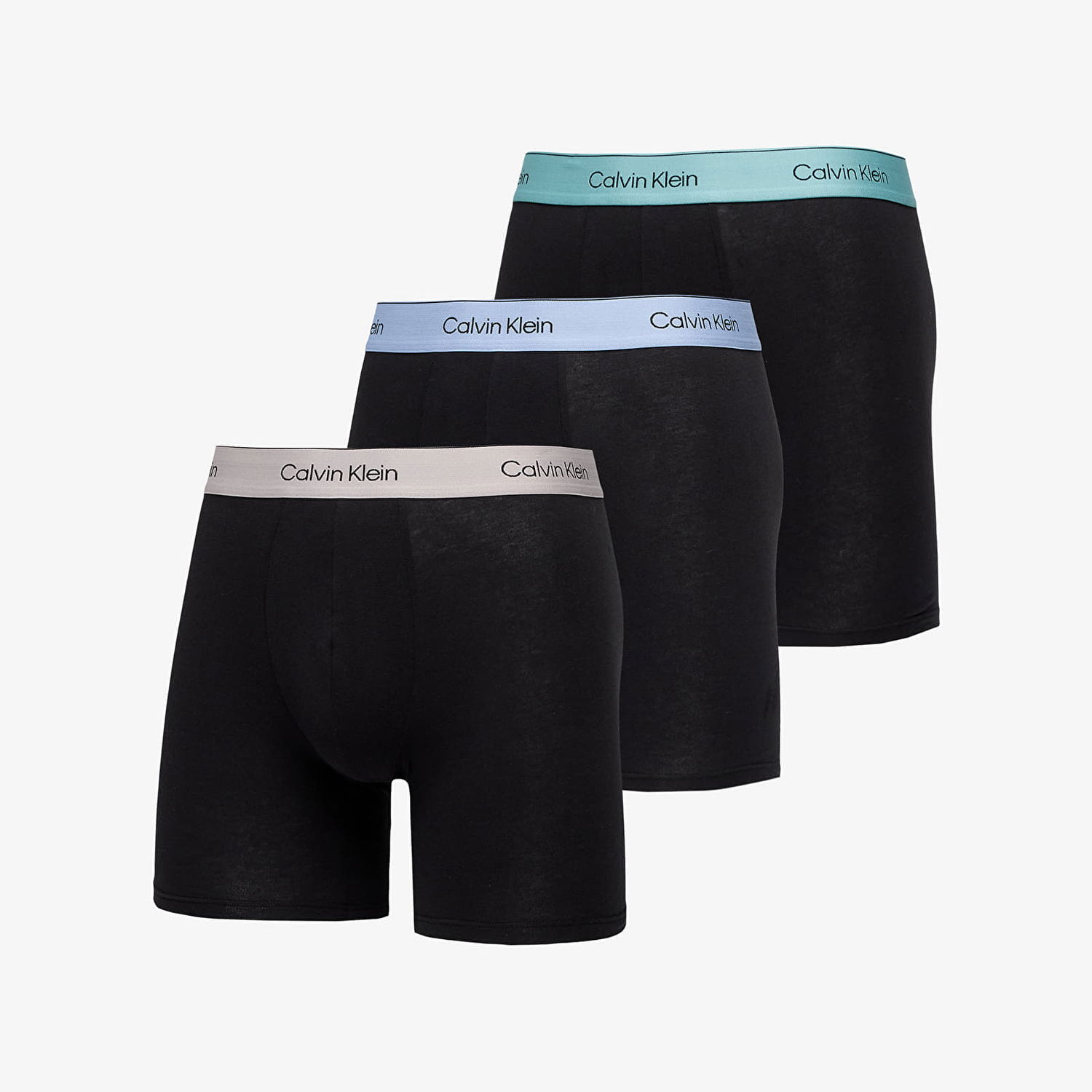 Boksere CALVIN KLEIN Extra-soft Cotton Stretch Boxer Brief 3-Pack Black Sort | NB3964A U2Y, 0