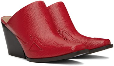 Sneakers og sko Stella McCartney Cowboy Cloudy Wedge Mules Rød | 810156AP0160, 3