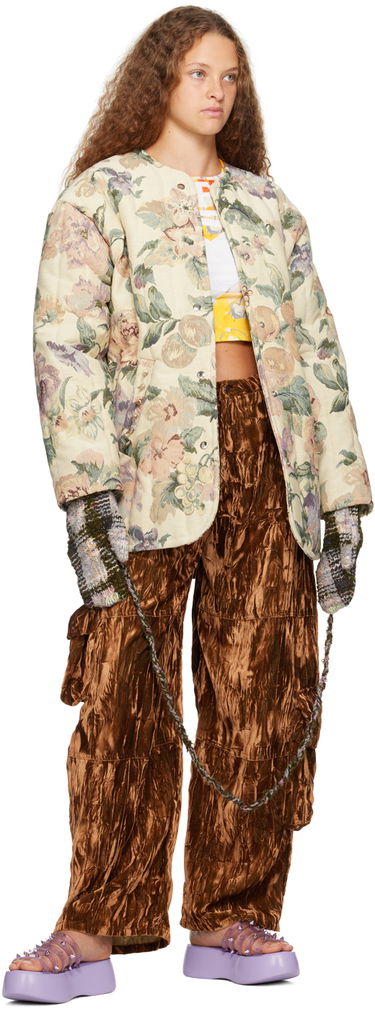 Cargo bukser Collina Strada Collina Strada Lawn Cargo Pants Brun | XX6408, 3