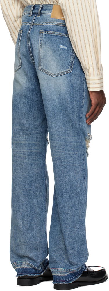Jeans We11done We11done Distressed Jeans Blå | WD-DP0-25-333-M-BL, 2