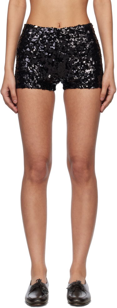 Shorts Bode Bode Sequin Club Shorts Sort | WRS25BT067, 0
