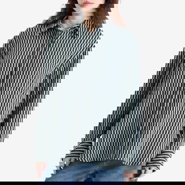 Skjorte CLOSED Closed Oversize Striped Shirt Mørkeblå | C94241-54W-22, 2