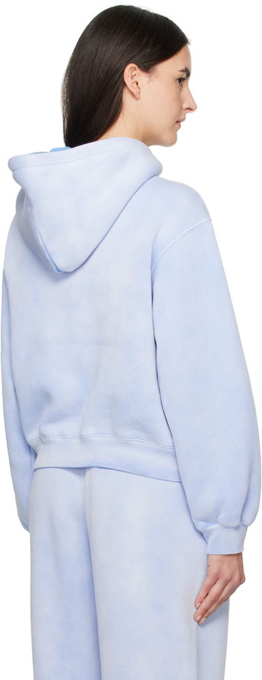 Sweatshirt Alexander Wang Alexander Wang Puff Logo Cropped Hoodie Blå | 4CC3242108, 2