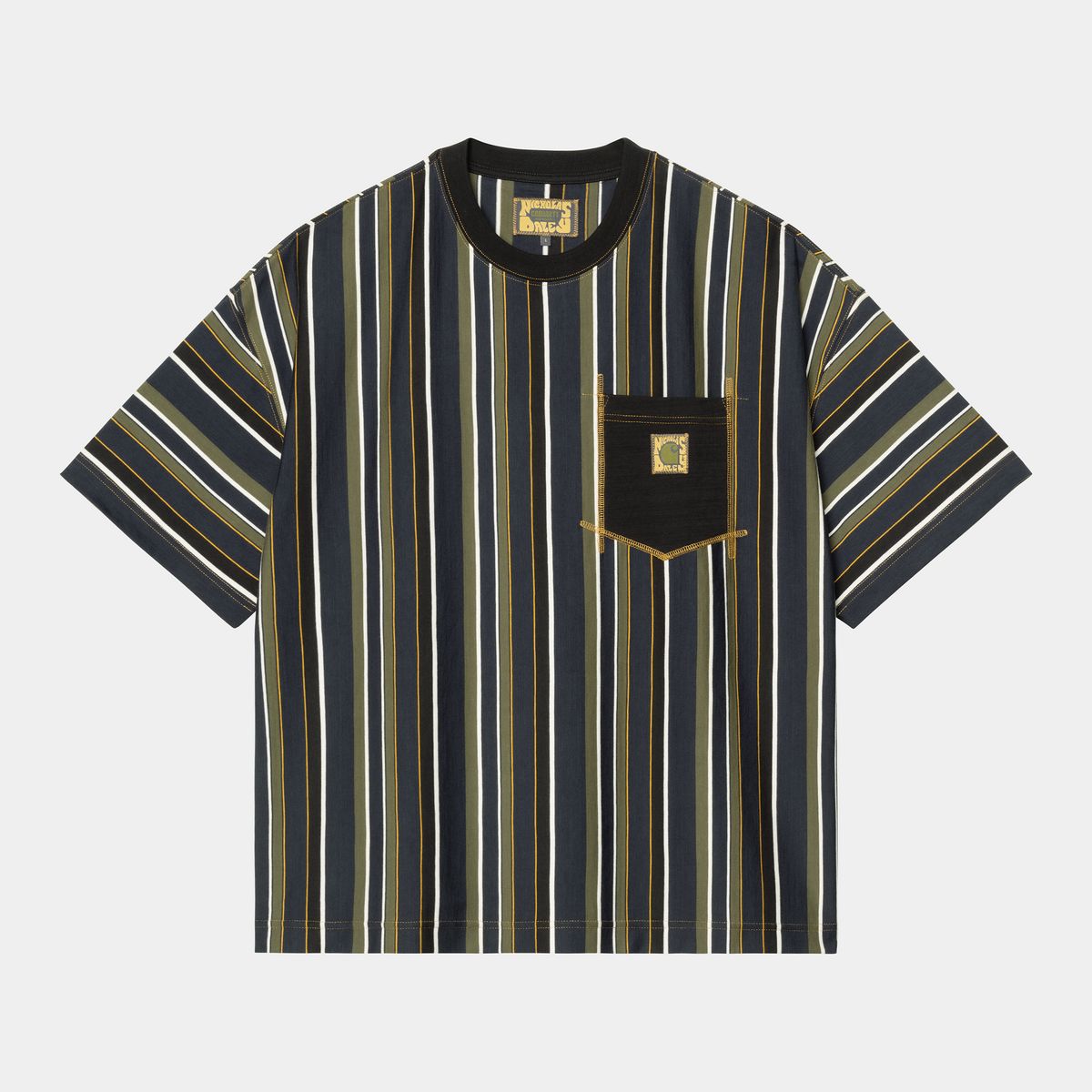 T-shirt Carhartt WIP Nicholas Daley Stripes T-Shirt Flerfarvet | I035274_6, 0