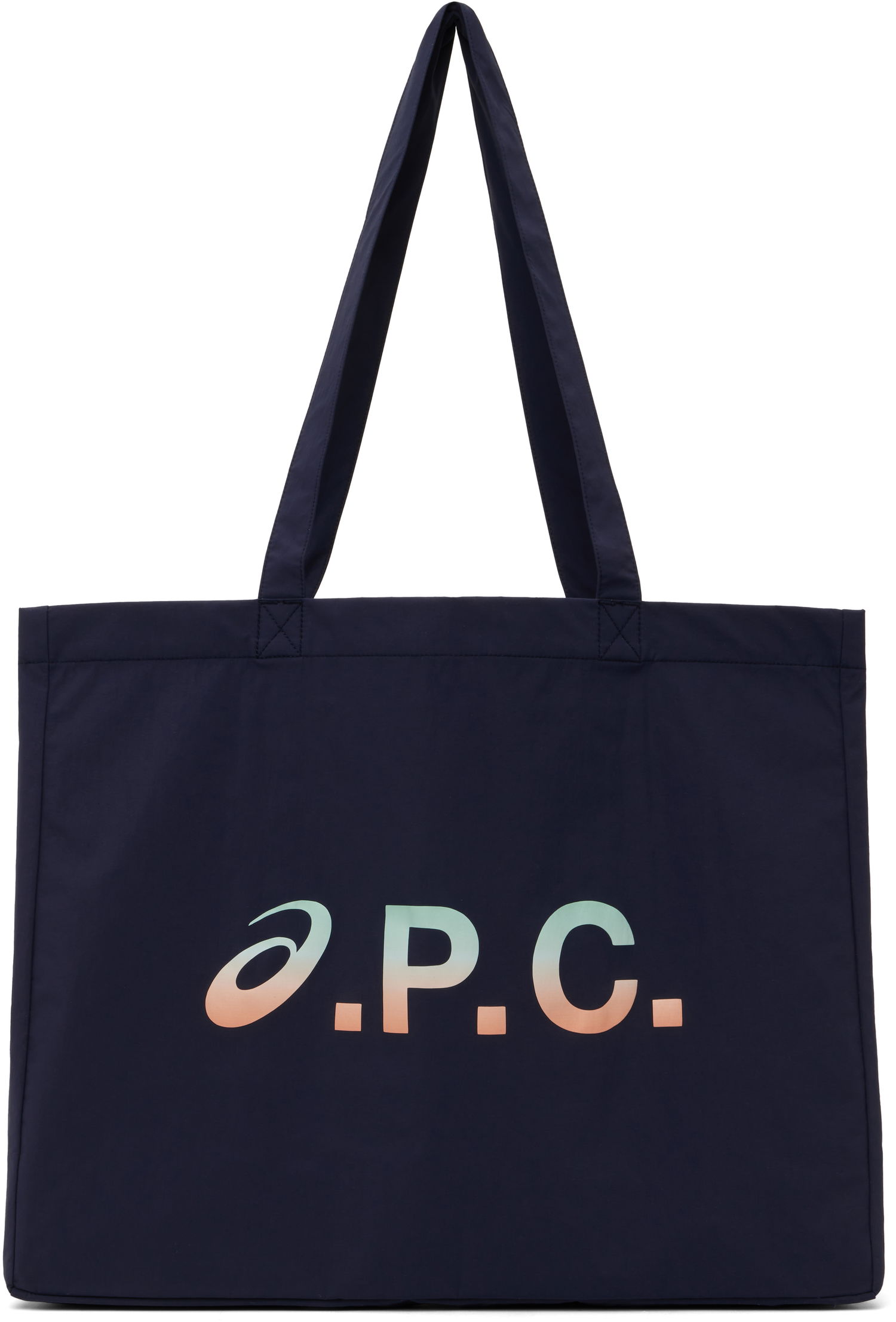 Mulepose A.P.C. A.P.C. ASICS Edition Diane Shopping Tote Mørkeblå | PSAKM-M67002, 0