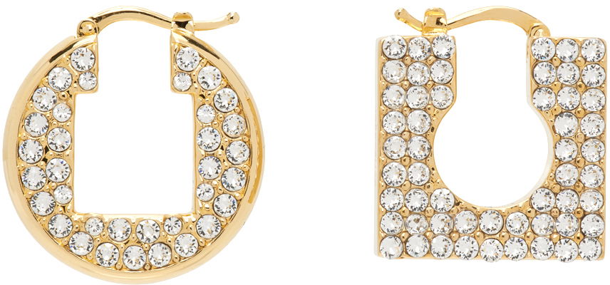 Øreringe Jacquemus Guirlande 'Les Boucles Rond Carré' Earrings Beige | 23H233JW634-5101, 0