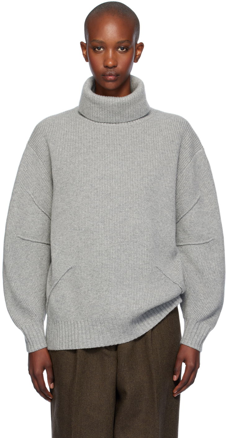 Sweater Helmut Lang Apex Turtleneck Sweater Grå | O06HW708, 0