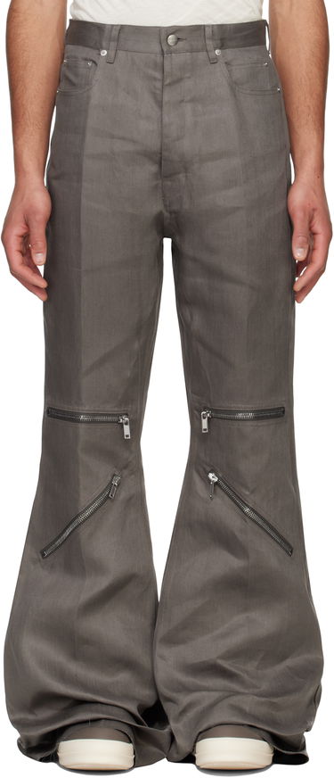 Bukser Rick Owens Rick Owens Hollywood Bolan Cargo Pants Grå | RU01E5336 TWL, 0