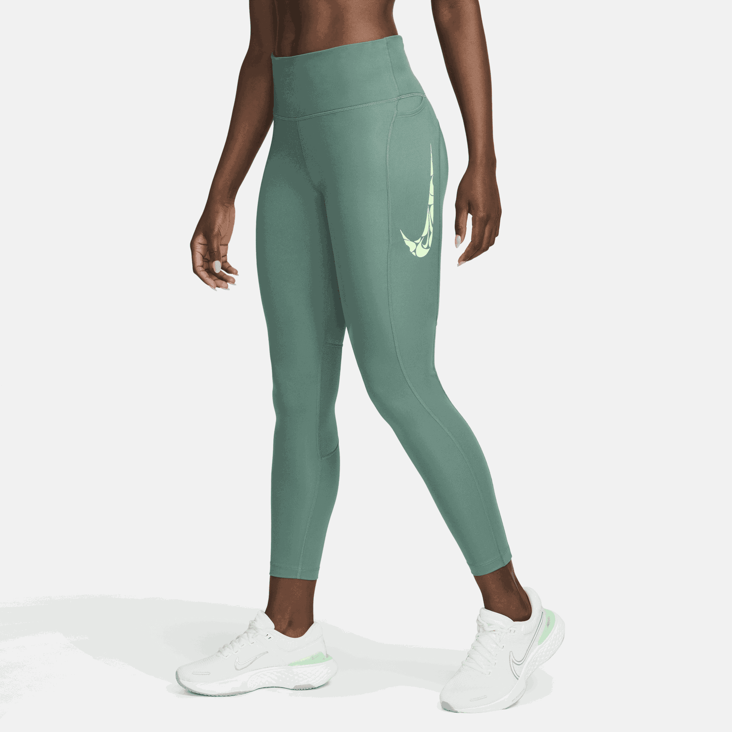 Leggings Nike 7/8 Fast Leggings Grøn | FN3268-361, 1