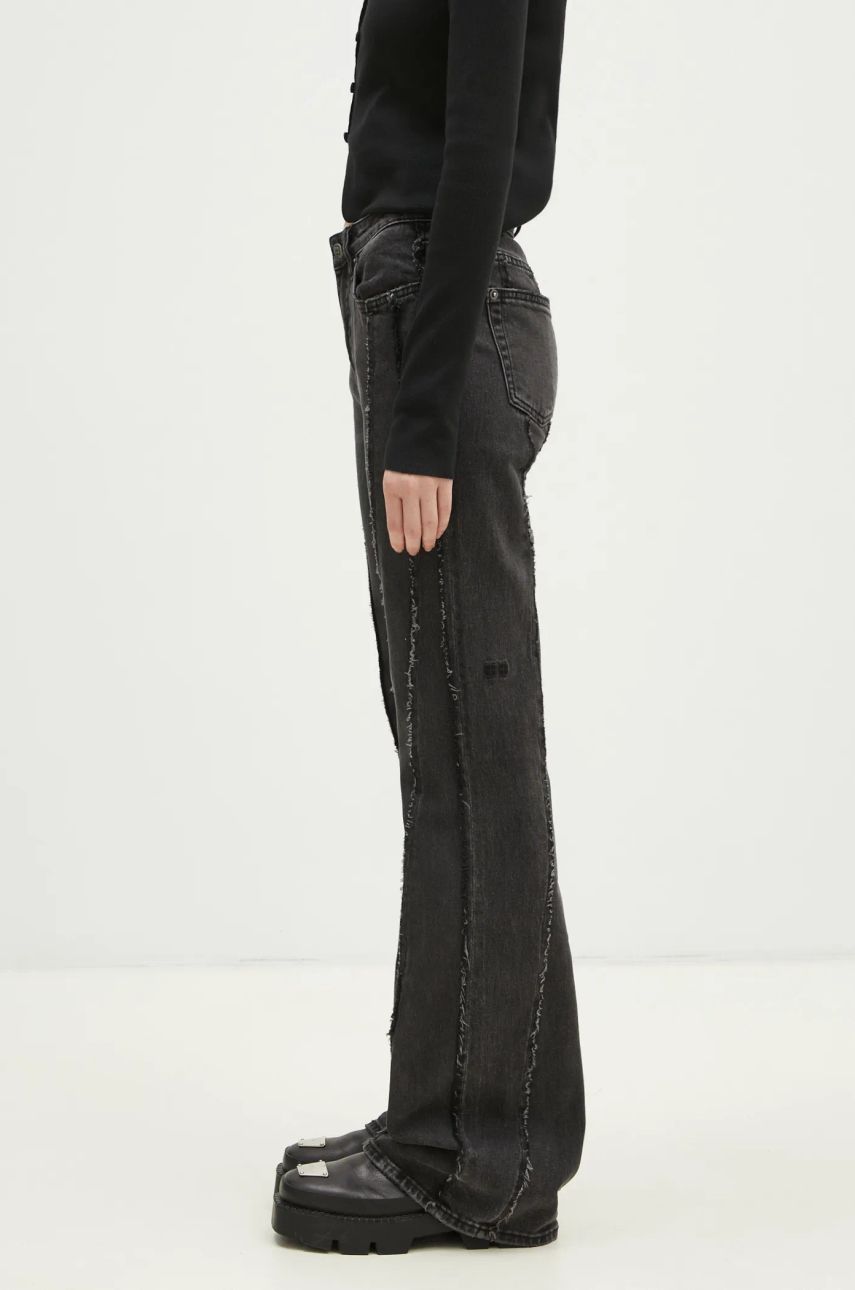 Jeans Ksubi KSUBI Soho Haunt High-Waisted Flare Jeans Sort | WPS25DJ003, 1