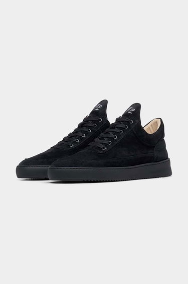 Sneakers og sko Filling Pieces Low Top Suede Sort | 10122791847, 1