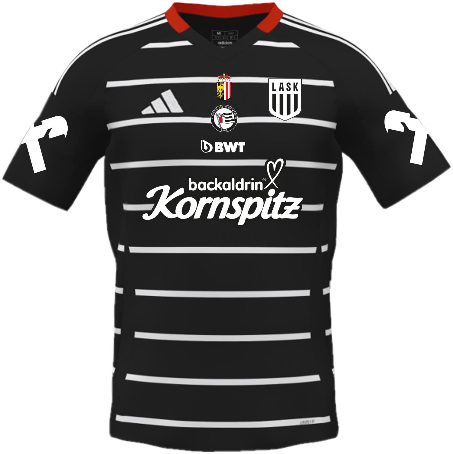 Jersey adidas Originals LASK Linz Striped Away Jersey 2024/25 Sort | askip2186s, 0