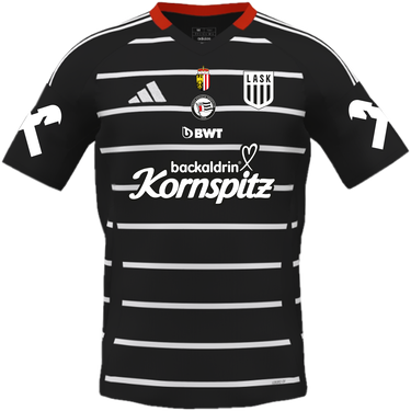 Jersey adidas Originals LASK Linz Striped Away Jersey 2024/25 Sort | askip2186s, 0