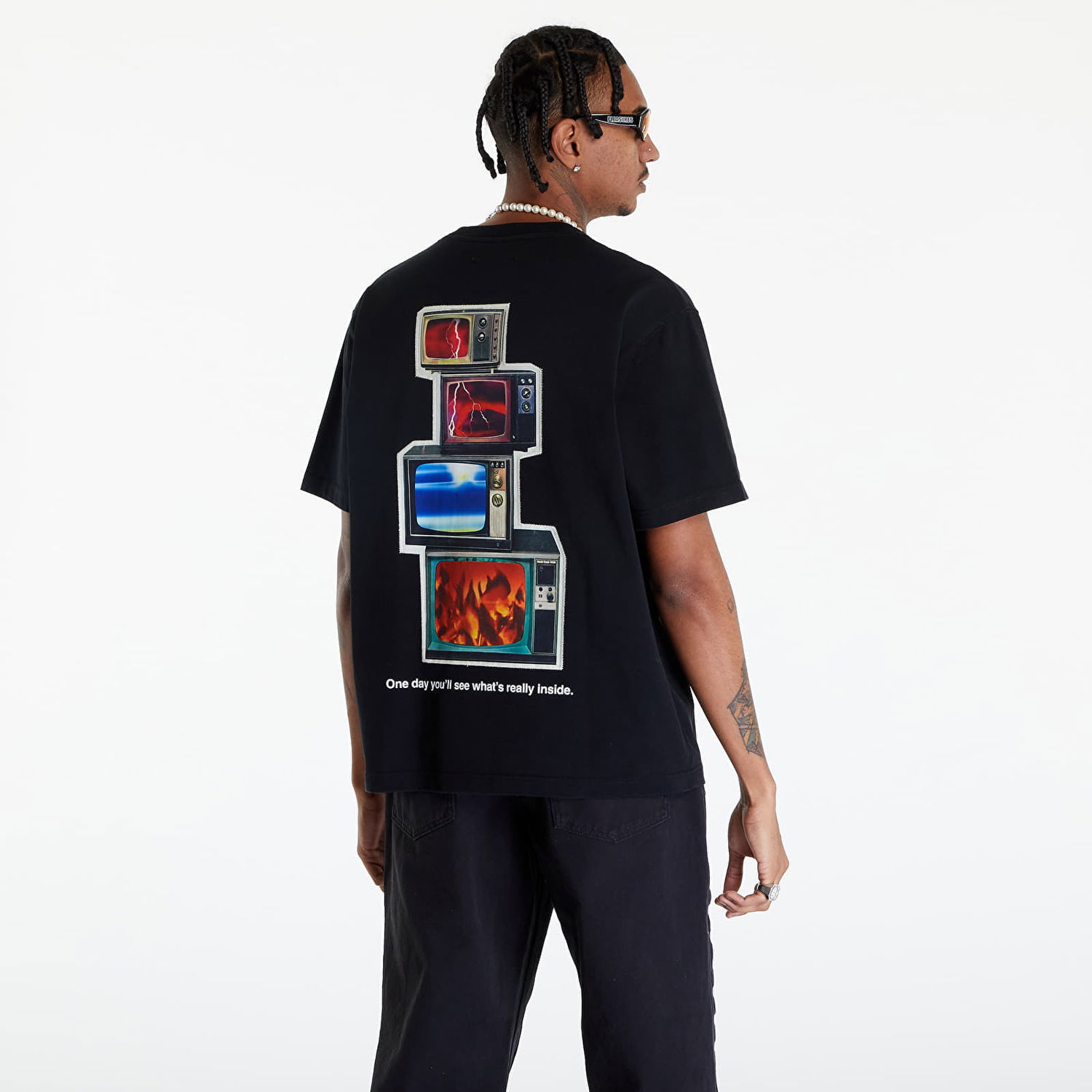 T-shirt Pleasures Appreciation Heavyweight T-Shirt Sort | P24SP043 BLACK, 1