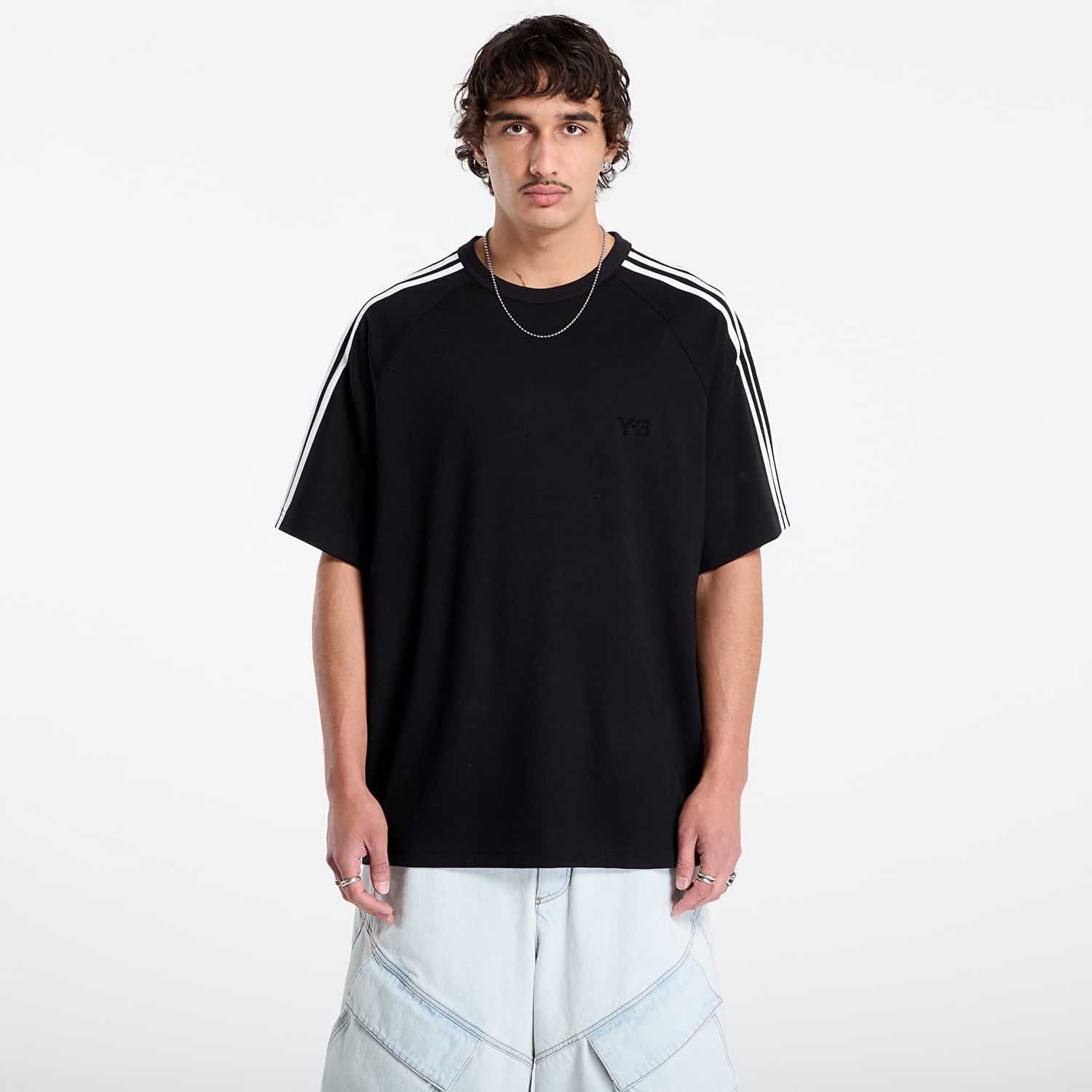 T-shirt Y-3 Y-3 Wire T-Shirt Sort | JW7352, 0