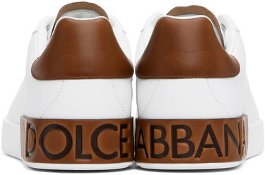Sneakers og sko Dolce & Gabbana Dolce&Gabbana Portofino Calfskin Hvid | CS2278A9U73, 1