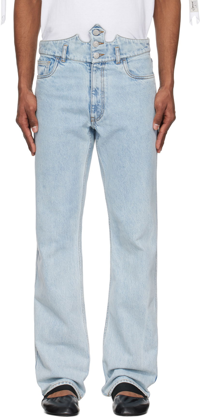 Jeans Coperni Coperni Disney Edition Crown Jeans Blå | DP133F2024MEN