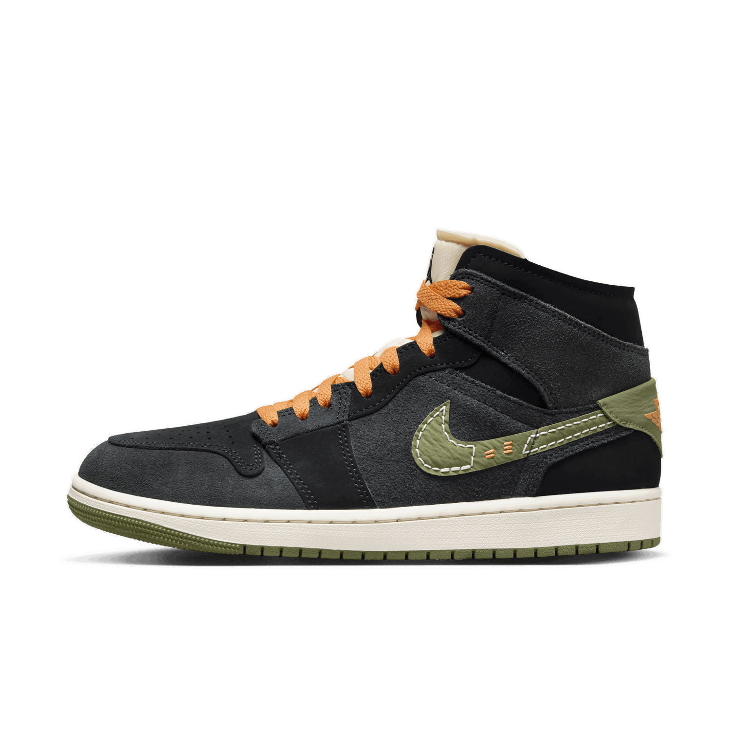 Sneakers og sko Jordan Jordan 1 Mid SE Craft Anthracite Light Sort | FD6817-003, 1