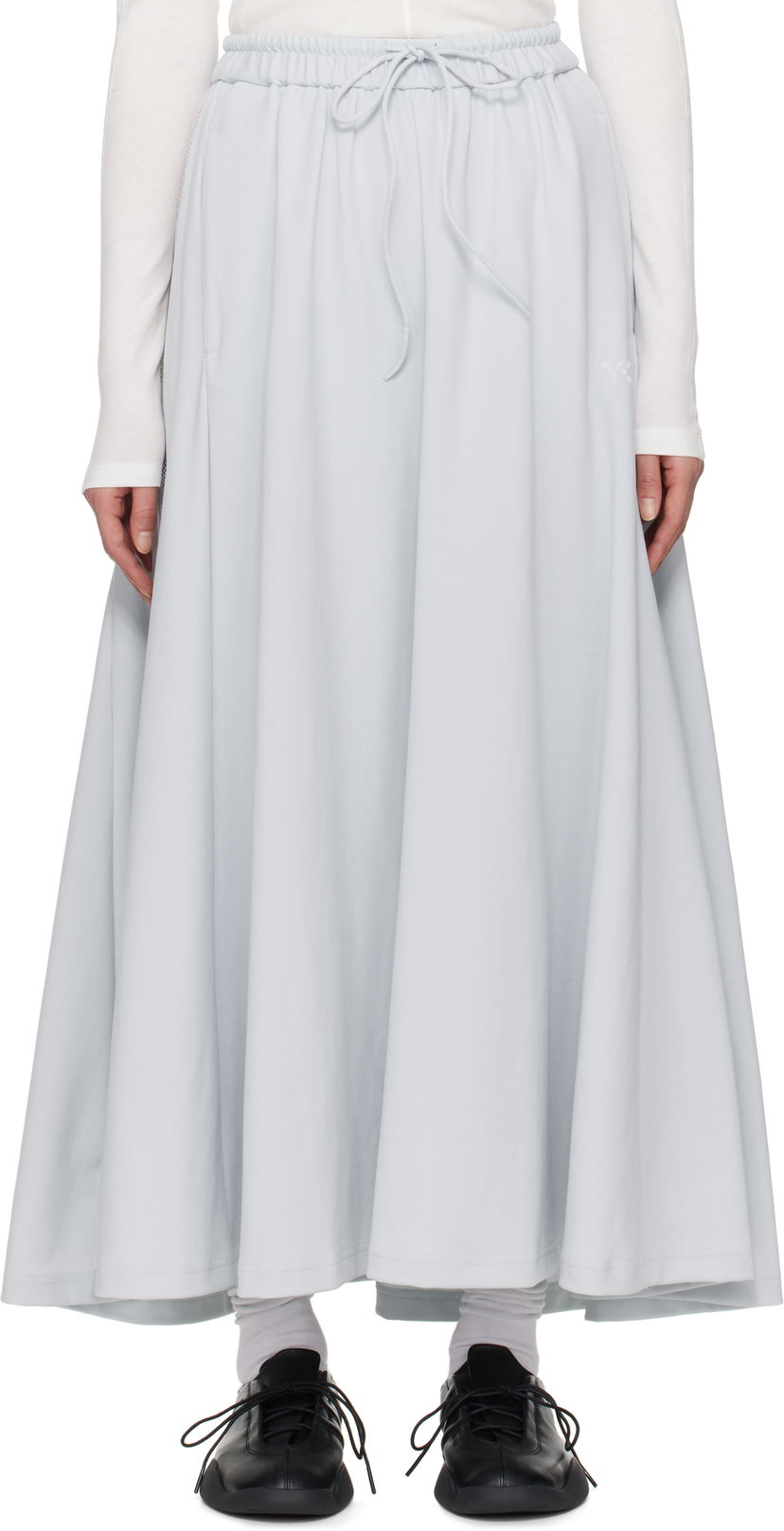 Nederdel Y-3 Y-3 Track Maxi Skirt Grå | JL6673