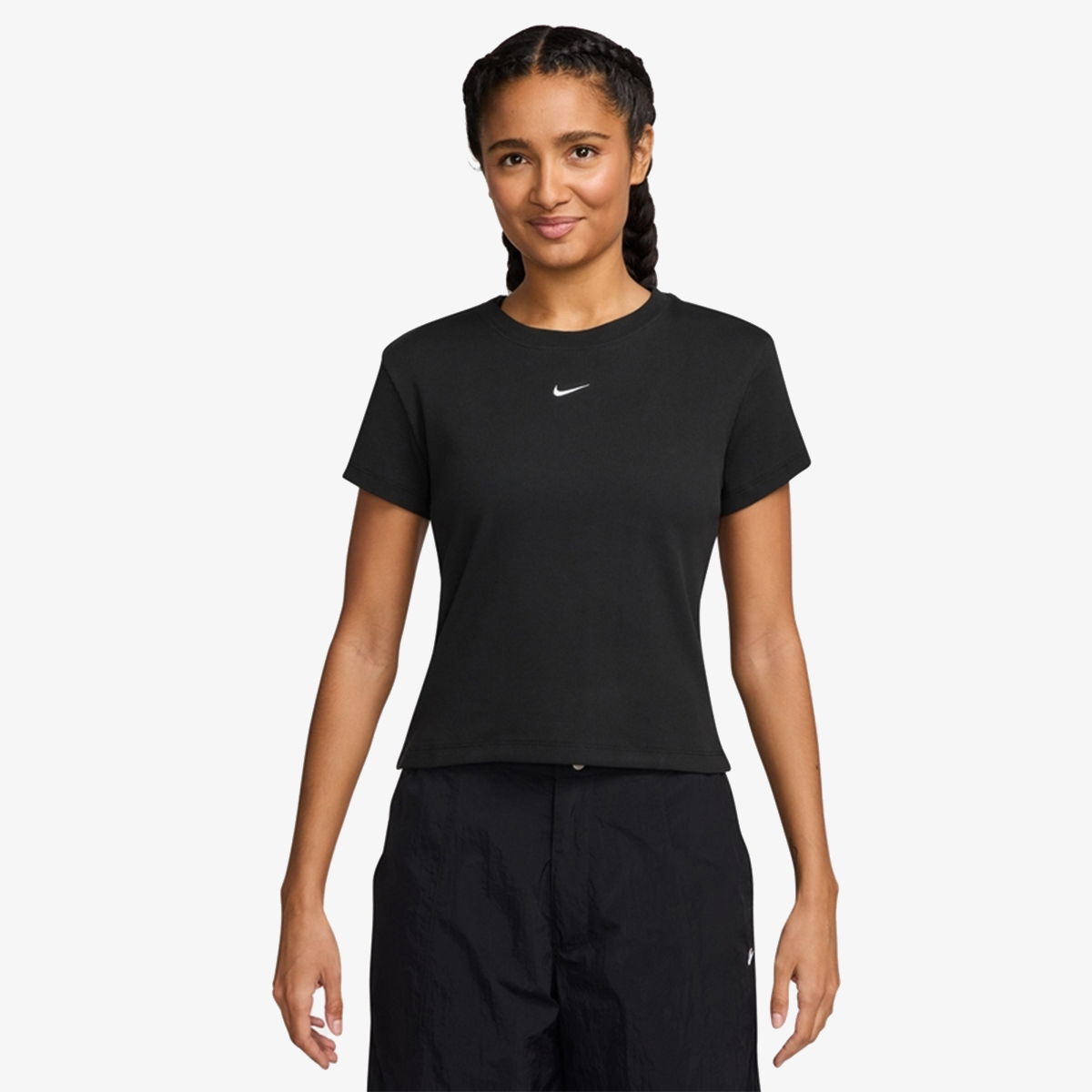 T-shirt Nike Ribbed Slim Short Sleeve T-Shirt Sort | HV4994-010, 0