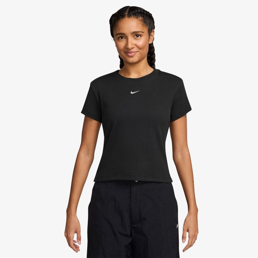 T-shirt Nike Ribbed Slim Short Sleeve T-Shirt Sort | HV4994-010