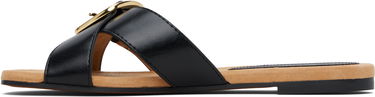 Tilbehør Stella McCartney Stella McCartney Gaia Brushed Alter Mat Sandals Sort | 810572W0U70, 2