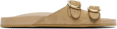 Tilbehør CHLOÉ Chloé Polly Suede Sandals Beige | CHC25U08PRY, 0