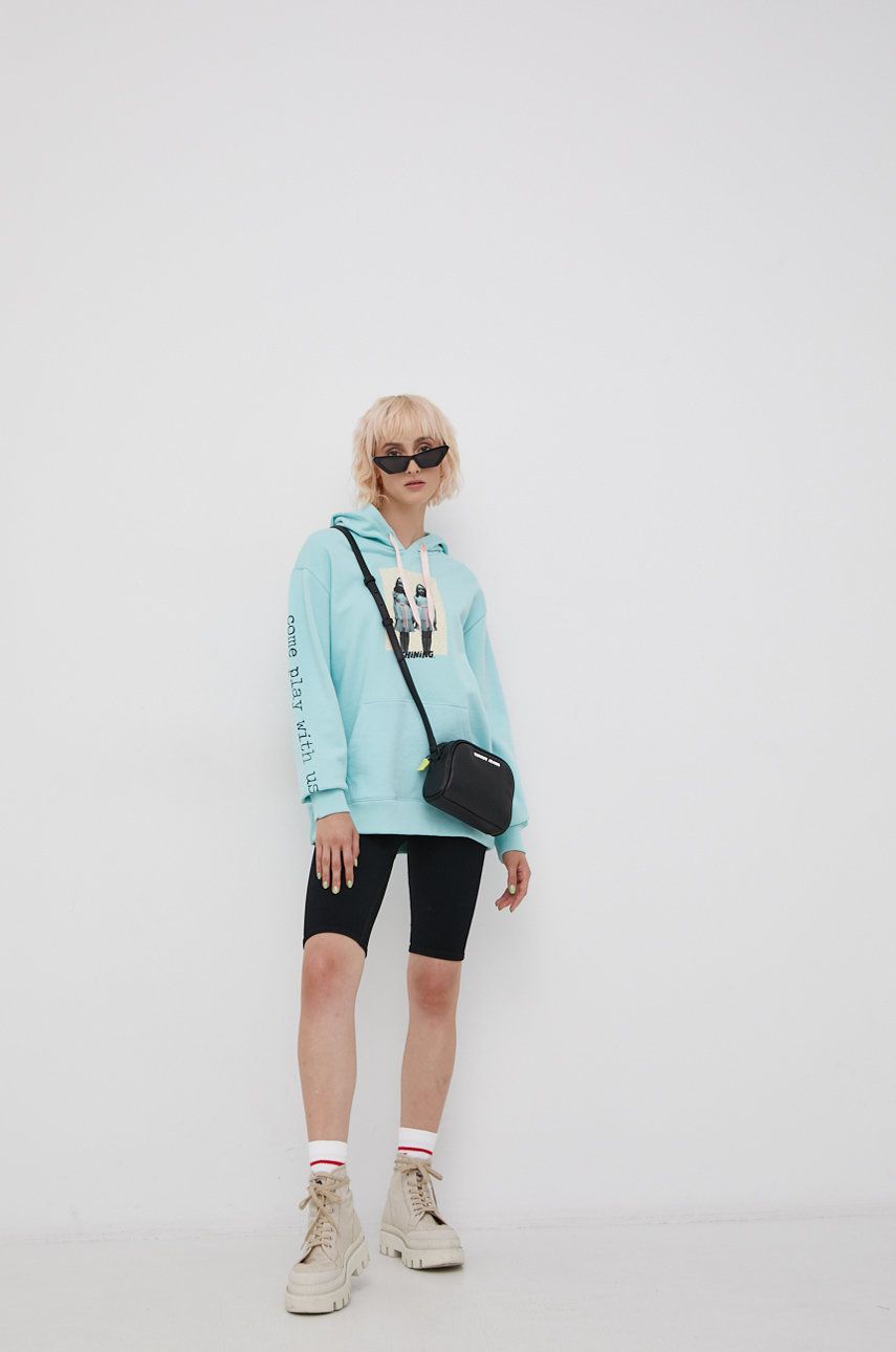 Sweatshirt Vans The Shinin x Fleece Hoodie Turkis | VN0A53XIZPN1, 0