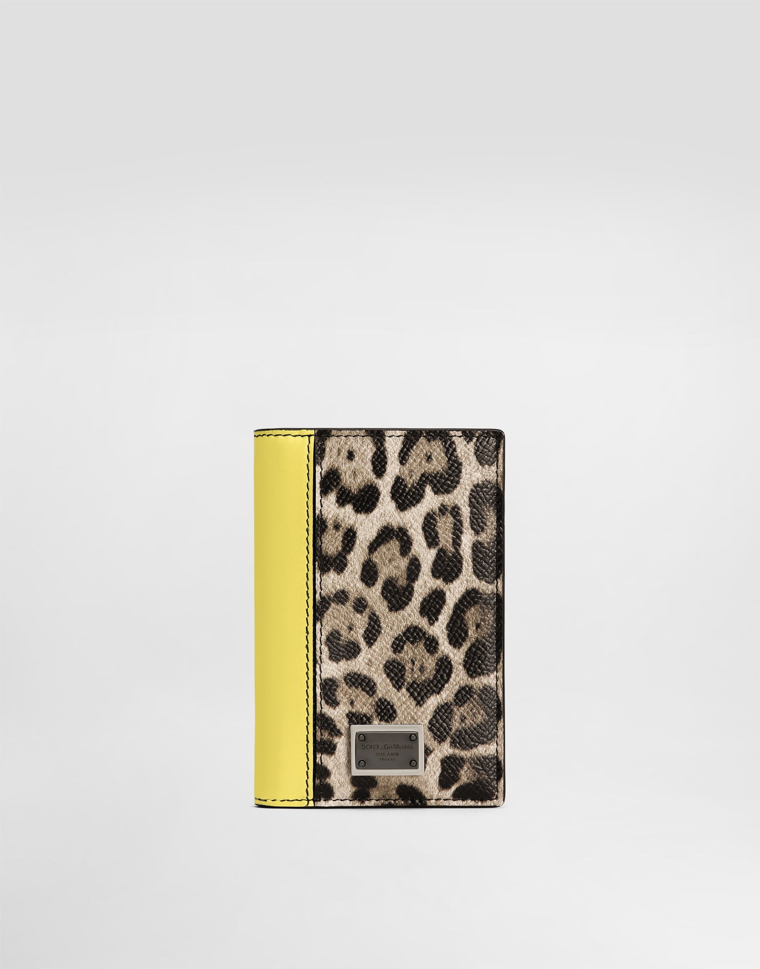 Tegnebog Dolce & Gabbana Dolce & Gabbana Dauphine Print Card Holder Gul | BP3323A6N738Z857, 0
