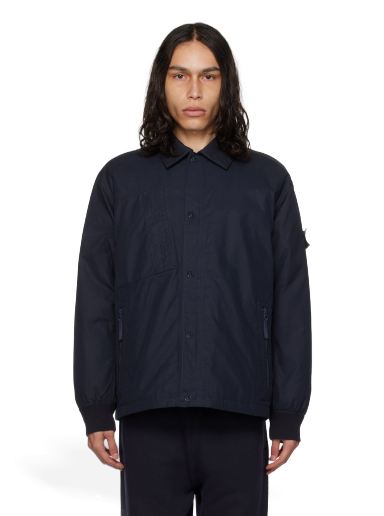 Jakke Stone Island Ghost Down Jacket Mørkeblå | 7915422F1
