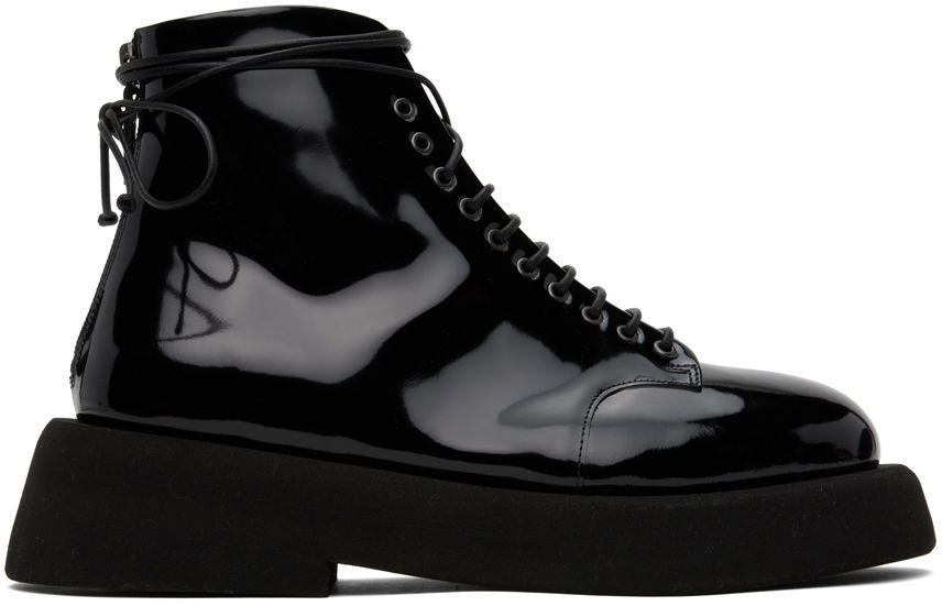 Sneakers og sko Marsèll Marsèll Gommellone Lace-Up Boots Sort | G553AB 170666, 0